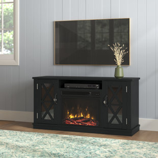 Tv Stand With Fireplace Off Center | Wayfair